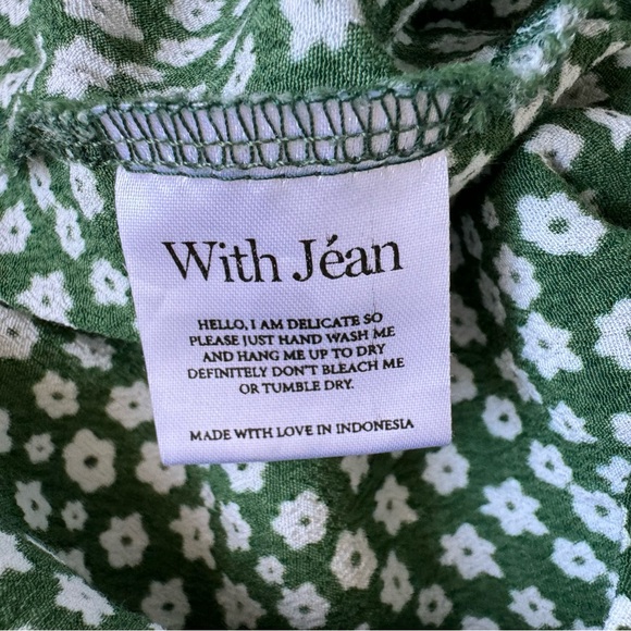 With Jéan Isabelle Dress Green Daisy - Picture 10 of 13